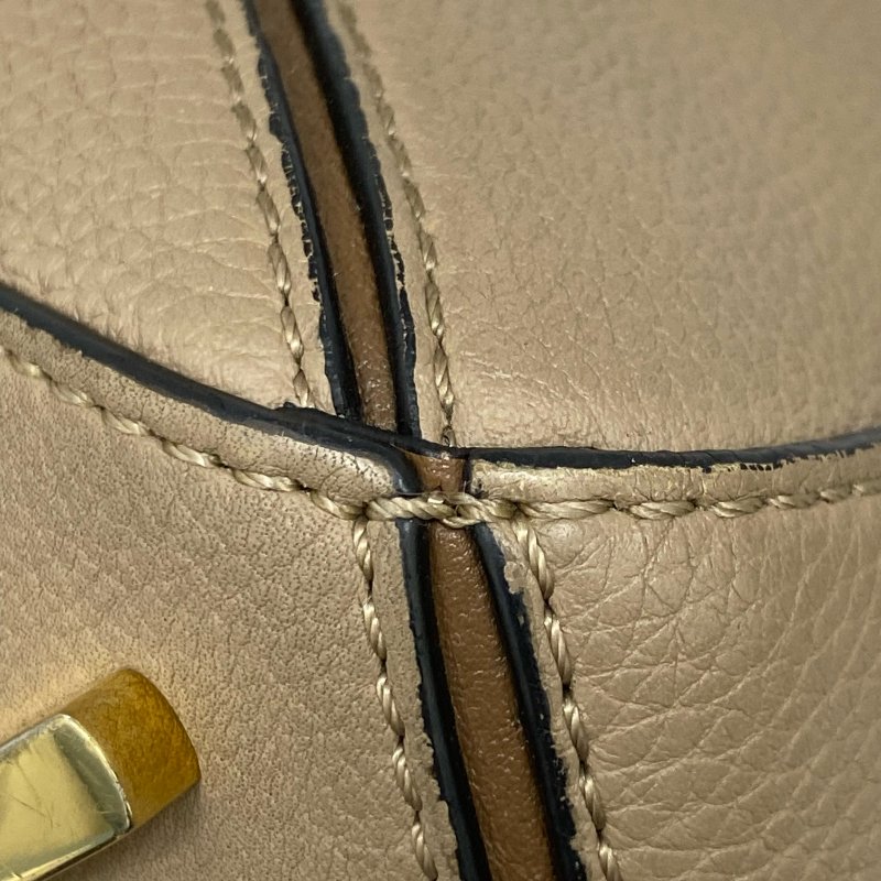 △ Loewe 羅意威 Beige Calfskin Puzzle 2 Way Bag #M 淺褐色小牛皮兩用袋 - 267005214-10