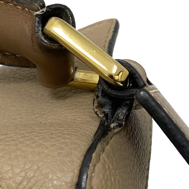 △ Loewe 羅意威 Beige Calfskin Puzzle 2 Way Bag #M 淺褐色小牛皮兩用袋 - 267005214-14