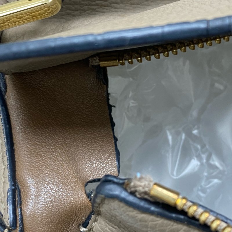 △ Loewe 羅意威 Beige Calfskin Puzzle 2 Way Bag #M 淺褐色小牛皮兩用袋 - 267005214-16