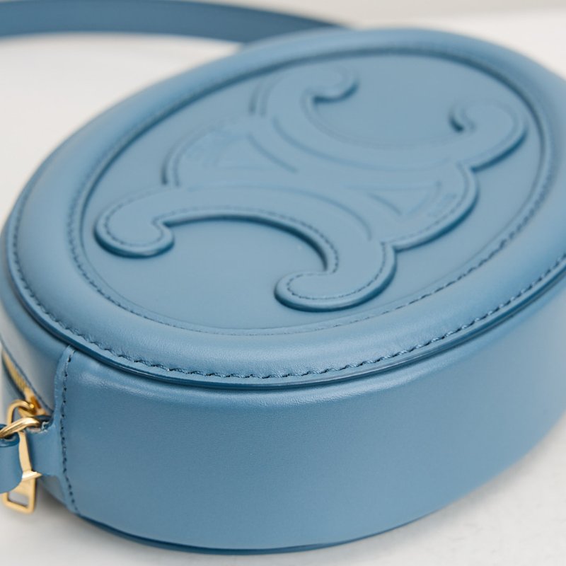 二手Celine 小號月餅包 牛仔藍-2