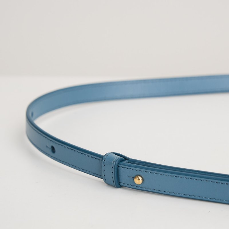 二手Celine 小號月餅包 牛仔藍-3