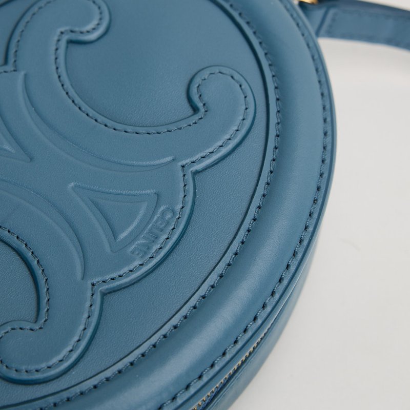 二手Celine 小號月餅包 牛仔藍-5