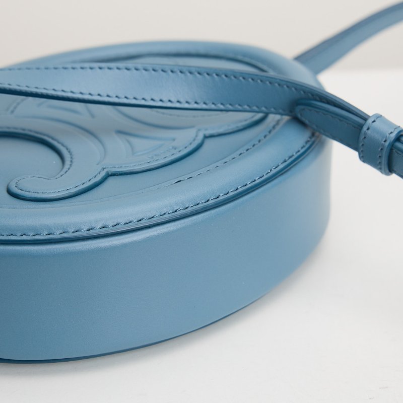 二手Celine 小號月餅包 牛仔藍-6