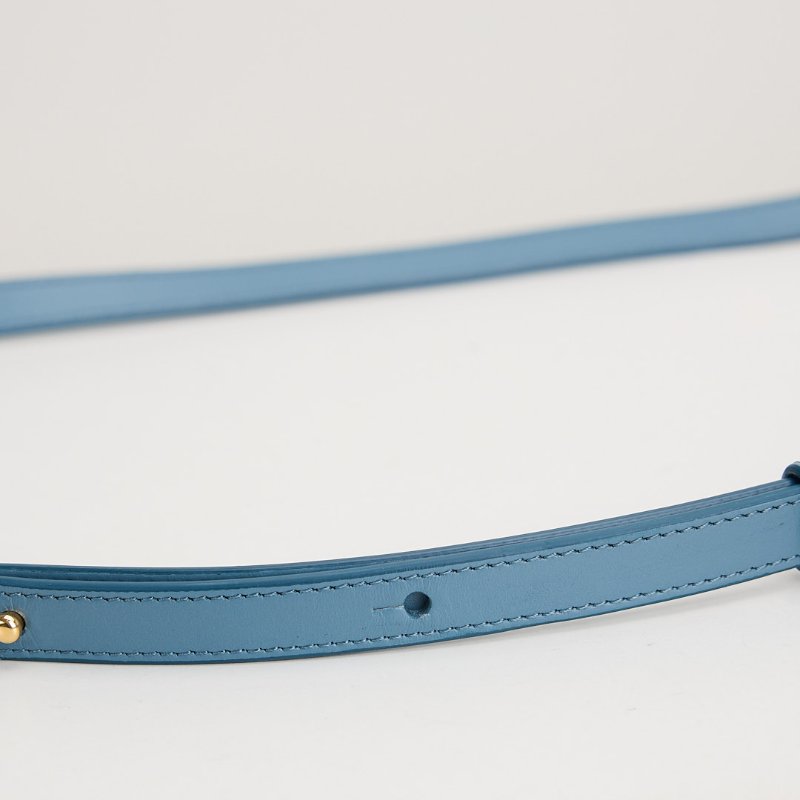 二手Celine 小號月餅包 牛仔藍-13