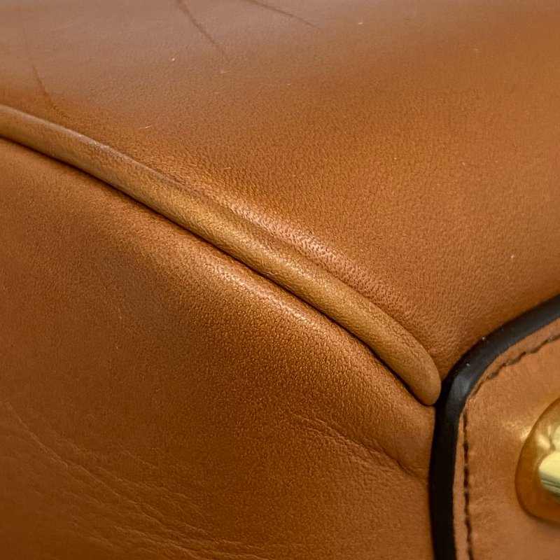 △ Celine 思琳 Brown Calfskin Medium 16 2 Way Bag 啡色小牛皮兩用袋 - 267005525-10