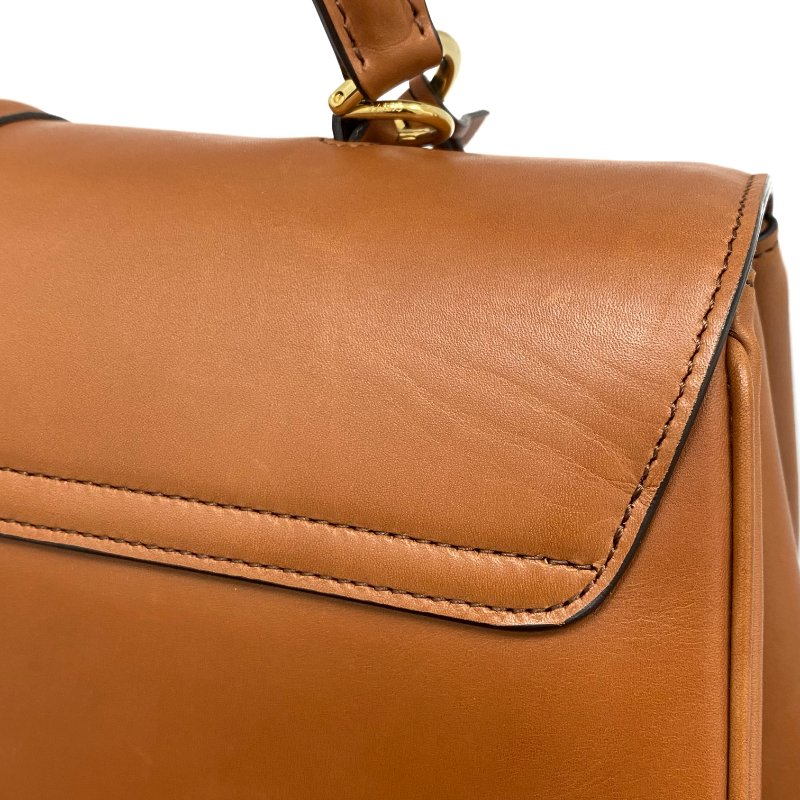 △ Celine 思琳 Brown Calfskin Medium 16 2 Way Bag 啡色小牛皮兩用袋 - 267005525-29