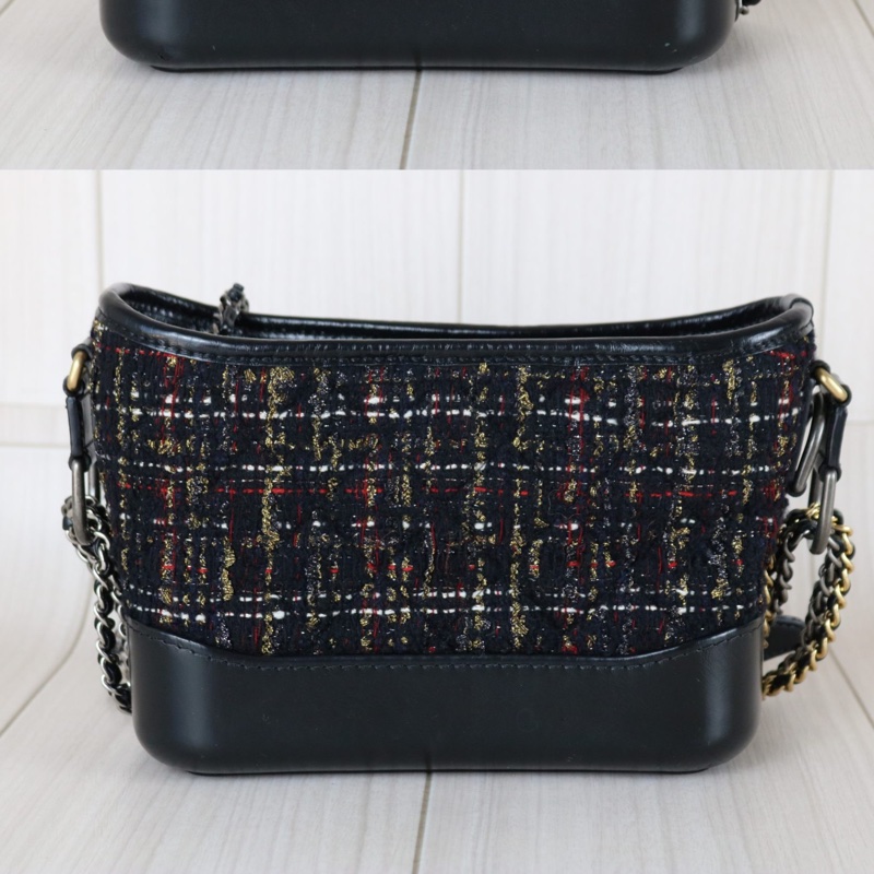 Chanel 毛呢流浪包小號-3