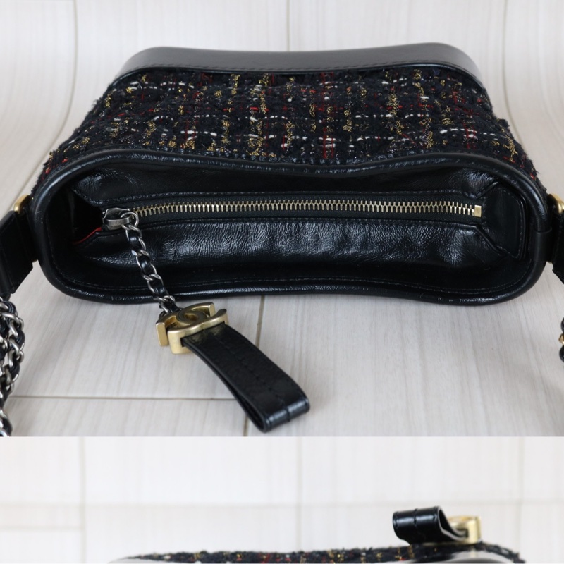 Chanel 毛呢流浪包小號-5