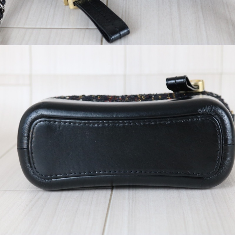 Chanel 毛呢流浪包小號-8