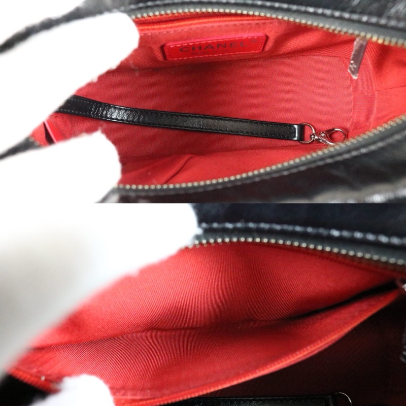 Chanel 毛呢流浪包小號-10