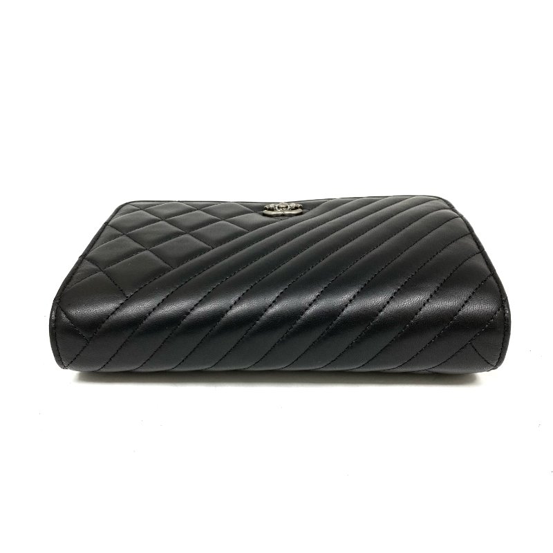 △ Chanel 香奈兒 Black Lambskin Ruthenium-Finish Metal Wallet On Chain No.20 黑色小羊皮鍍釕金屬鎖鏈銀包No.20 - 267005572-6