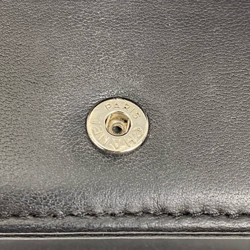 △ Chanel 香奈兒 Black Lambskin Ruthenium-Finish Metal Wallet On Chain No.20 黑色小羊皮鍍釕金屬鎖鏈銀包No.20 - 267005572-13