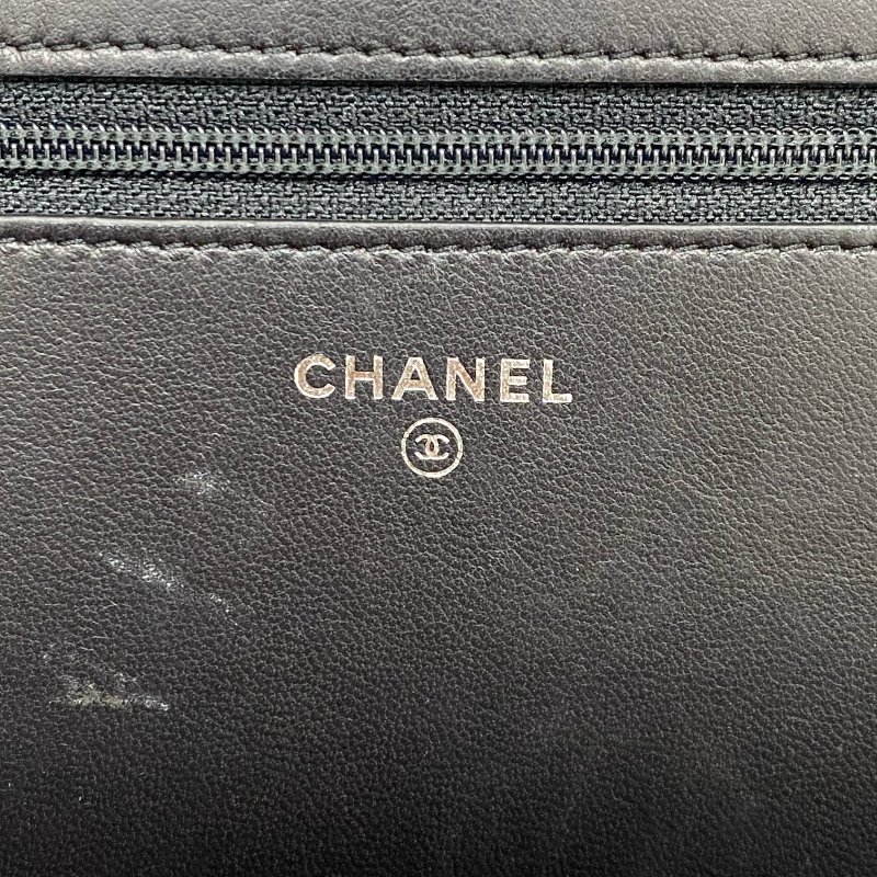 △ Chanel 香奈兒 Black Lambskin Ruthenium-Finish Metal Wallet On Chain No.20 黑色小羊皮鍍釕金屬鎖鏈銀包No.20 - 267005572-14