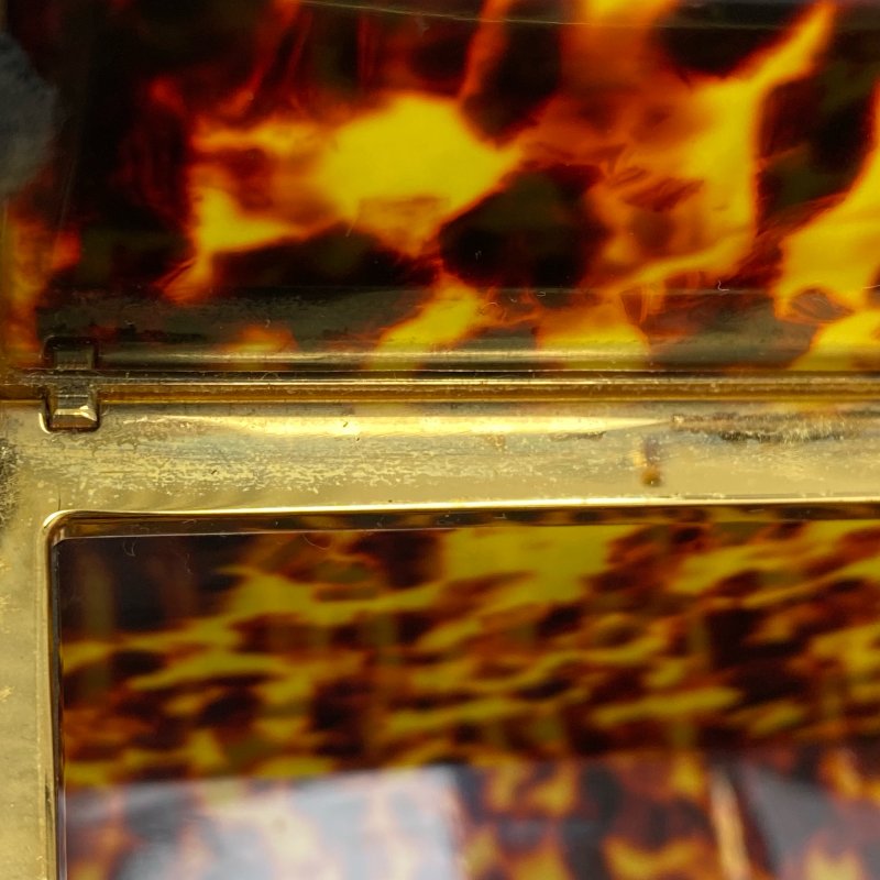 △ Chanel 香奈兒 Brown Tortoiseshell Gold Tone Metal Plexiglass CC Evening Box Chain Crossbody Bag 97P 啡色玳瑁金色金屬鎖鏈斜背盒子97P - 267005627-16