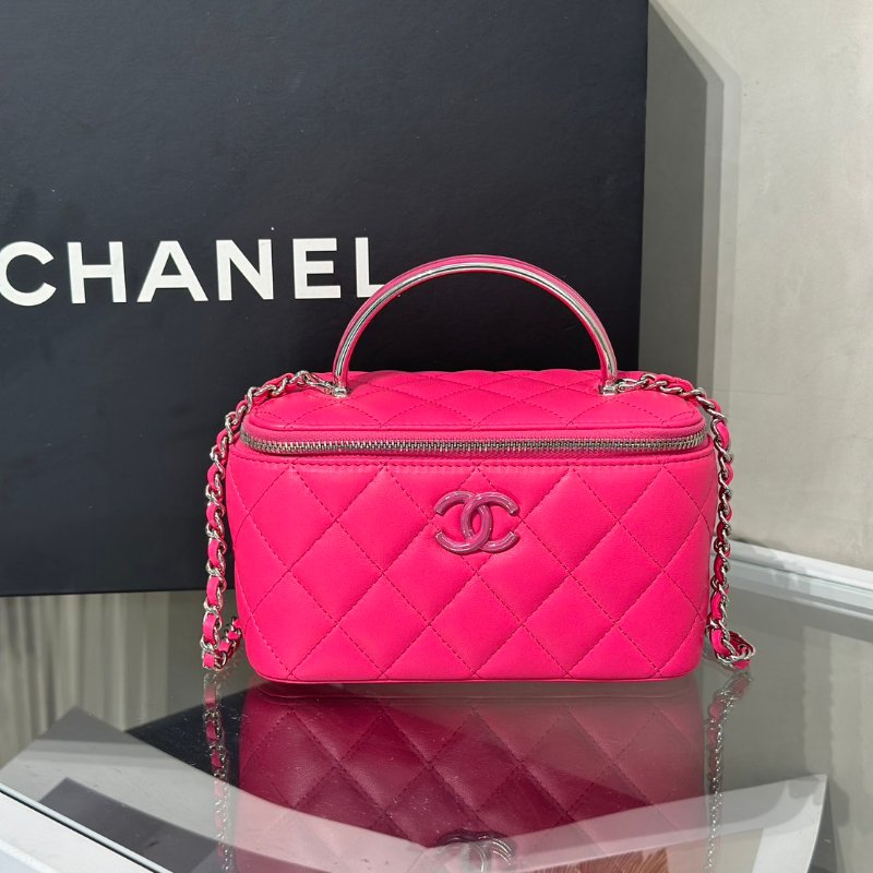 CHANEL 24C Handle長盒子 - 桃紅-0