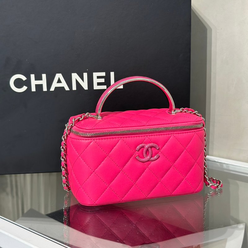 CHANEL 24C Handle長盒子 - 桃紅-2