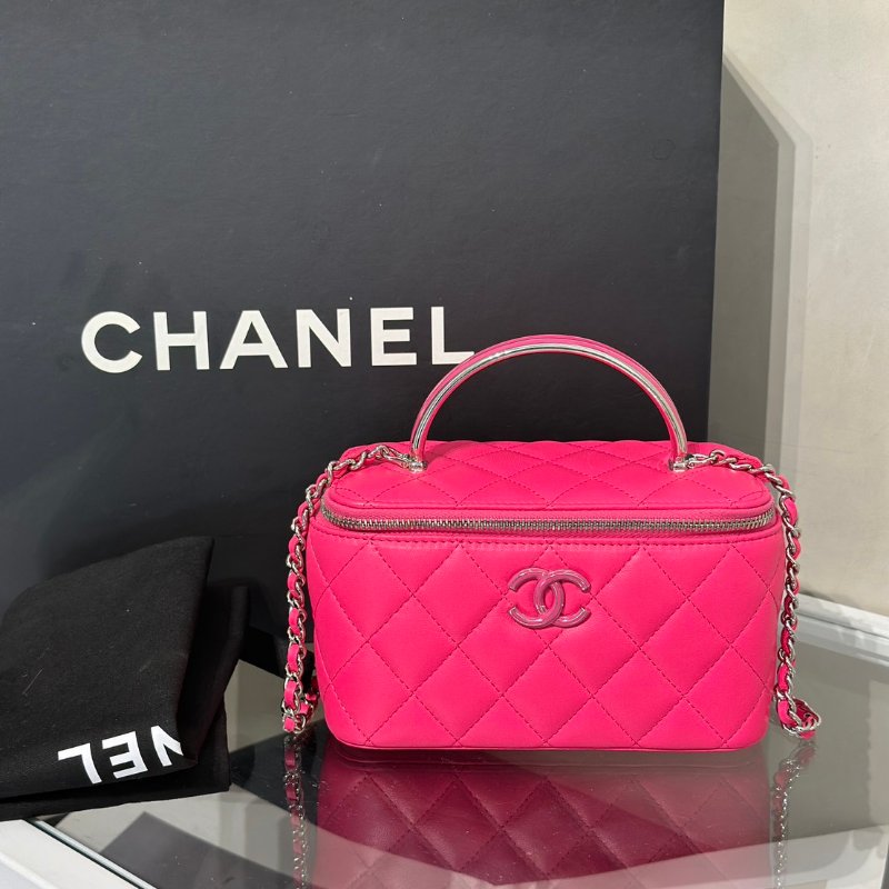 CHANEL 24C Handle長盒子 - 桃紅-7