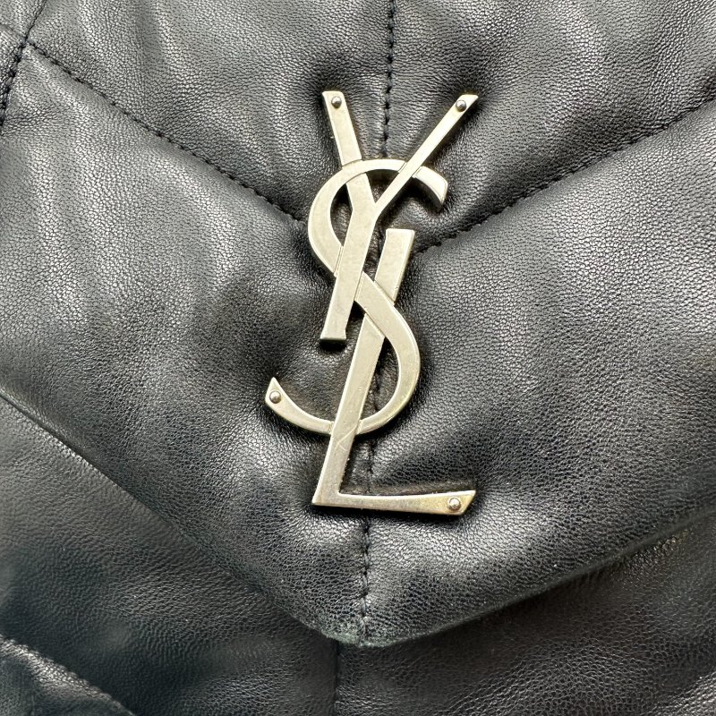 【美收精品】Saint Laurent 黑色羊皮革手袋包 C-294【隔月月中將轉賣至日本 上架期限30天】-9