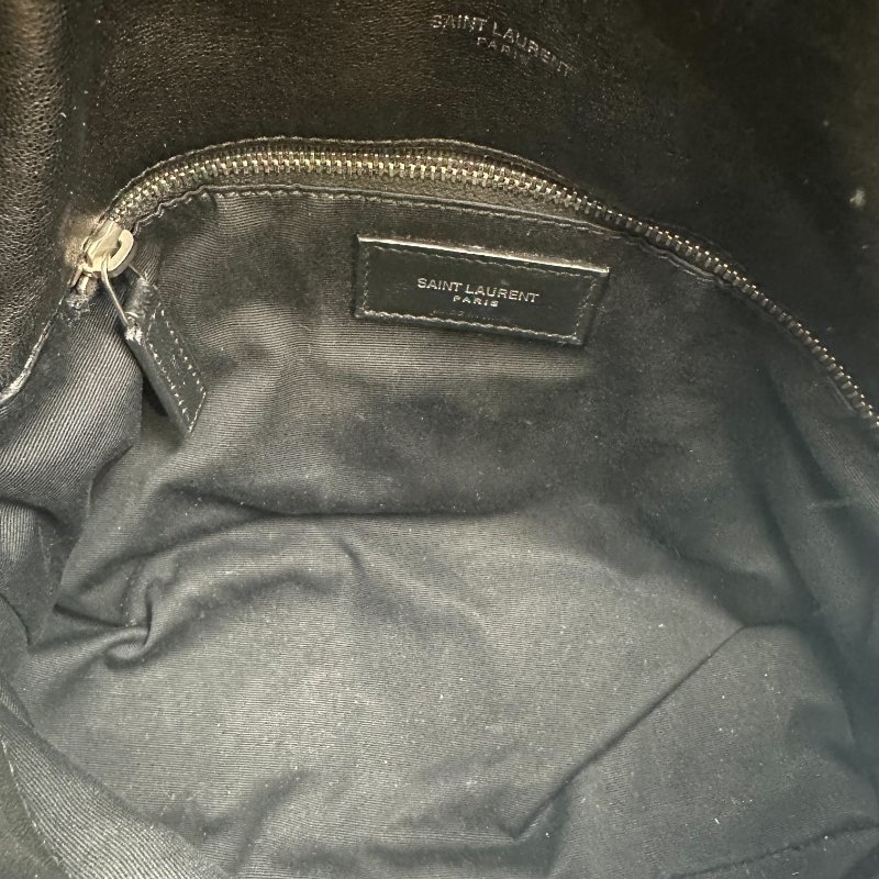 【美收精品】Saint Laurent 黑色羊皮革手袋包 C-294【隔月月中將轉賣至日本 上架期限30天】-10