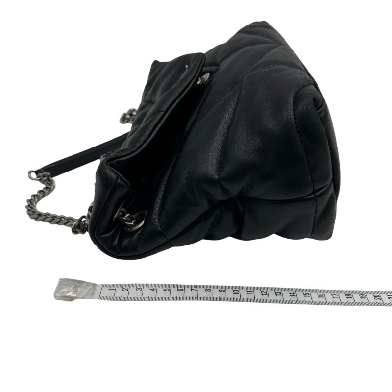 【美收精品】Saint Laurent 黑色羊皮革手袋包 C-294【隔月月中將轉賣至日本 上架期限30天】-14