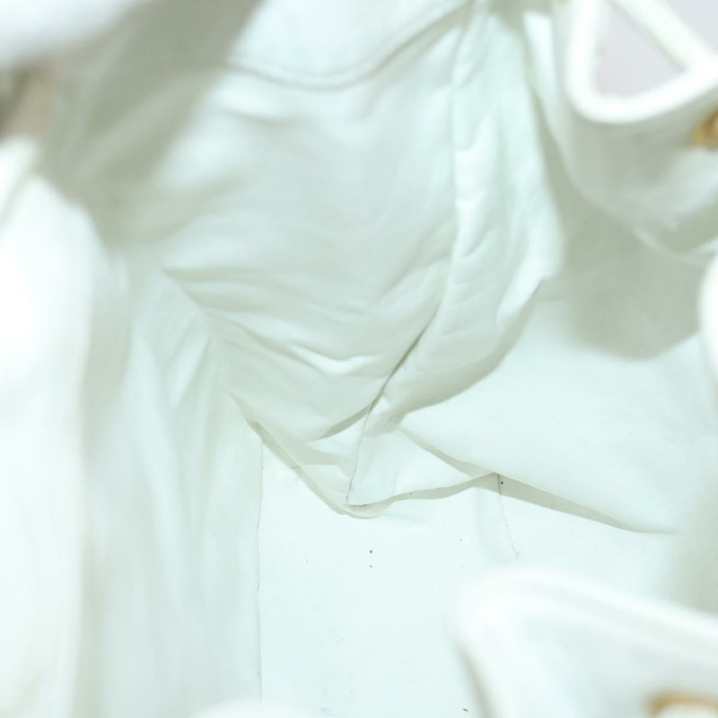 【日本直送】香奈兒白色金色雙C皮革雙肩包,正品編號gh1739-17