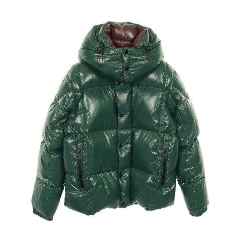 MONCLER PARANA 羽絨外套 尼龍 綠色 #2 二手 男款