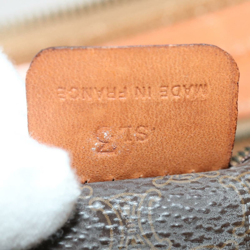 【日本直送】CELINE Macadam帆布波士頓包 PVC皮革 兩用 棕色金色 正品 LNZ024V-11