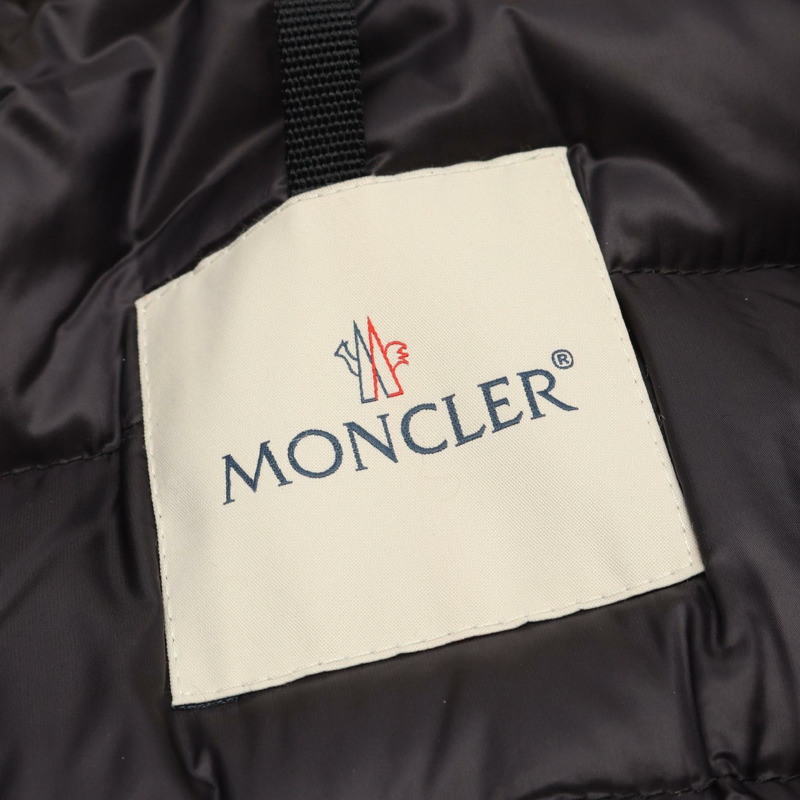 MONCLER MINAOUET 羽絨外套 F20911C52701 羊毛貂皮/貉子皮/海狸鼠皮 海軍藍 二手 男款-2