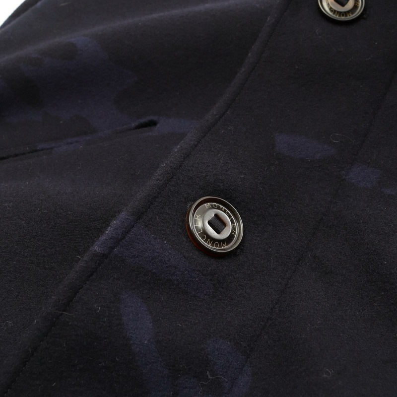 MONCLER MINAOUET 羽絨外套 F20911C52701 羊毛貂皮/貉子皮/海狸鼠皮 海軍藍 二手 男款-6