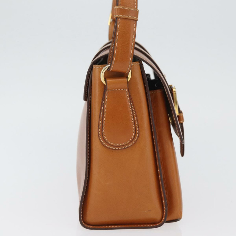 【日本直送】CELINE 棕色金色皮革肩背包 正品 ep13821V-3