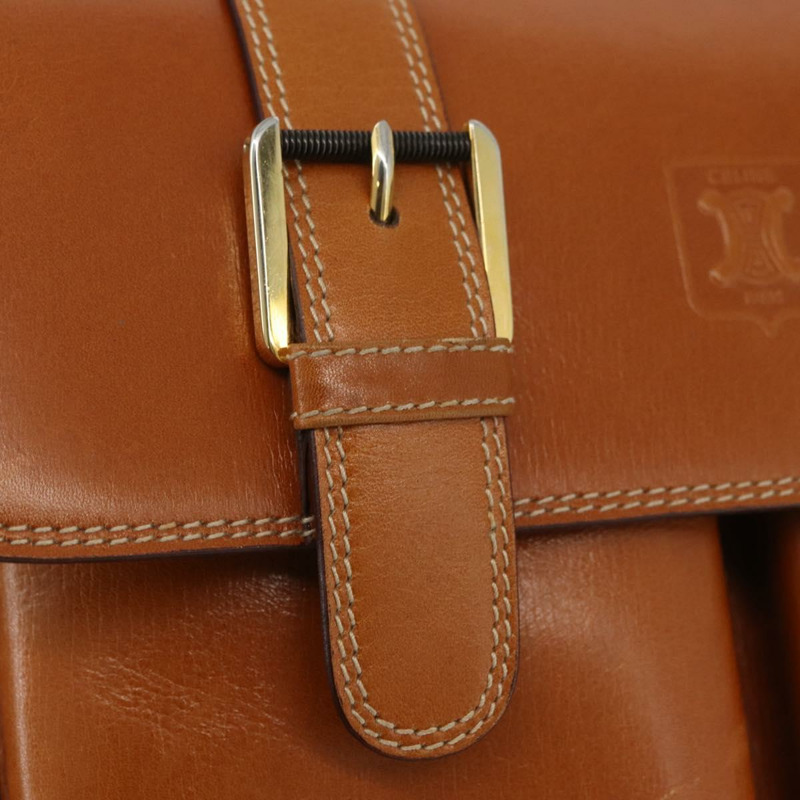 【日本直送】CELINE 棕色金色皮革肩背包 正品 ep13821V-16