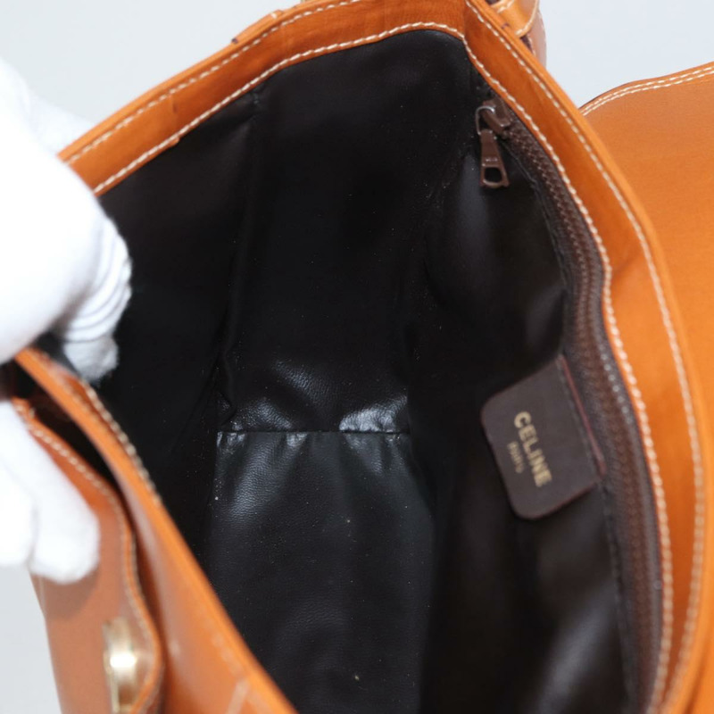 【日本直送】CELINE 棕色金色皮革肩背包 正品 ep13821V-22