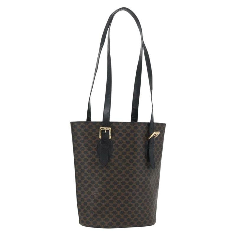 【日本直送】CELINE Macadam帆布托特包 PVC黑色金色正品 am10963V-0