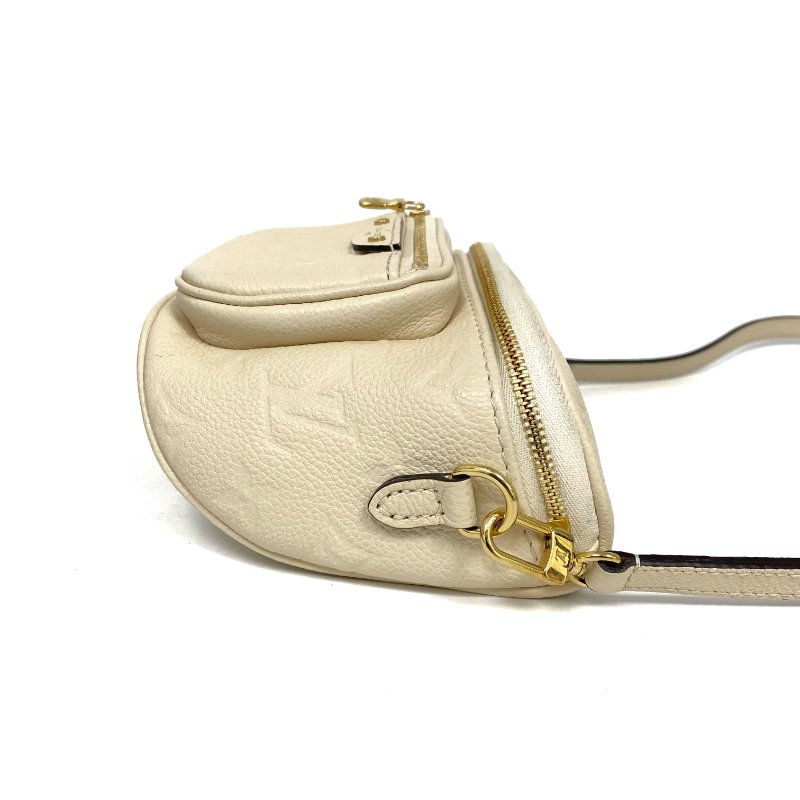 △ Louis Vuitton 路易威登 Beige Empreinte Calfskin Monogram Mini Bumbag Crossbody Bag M83275 米色小牛皮經典老花斜背袋 - 267004181-3