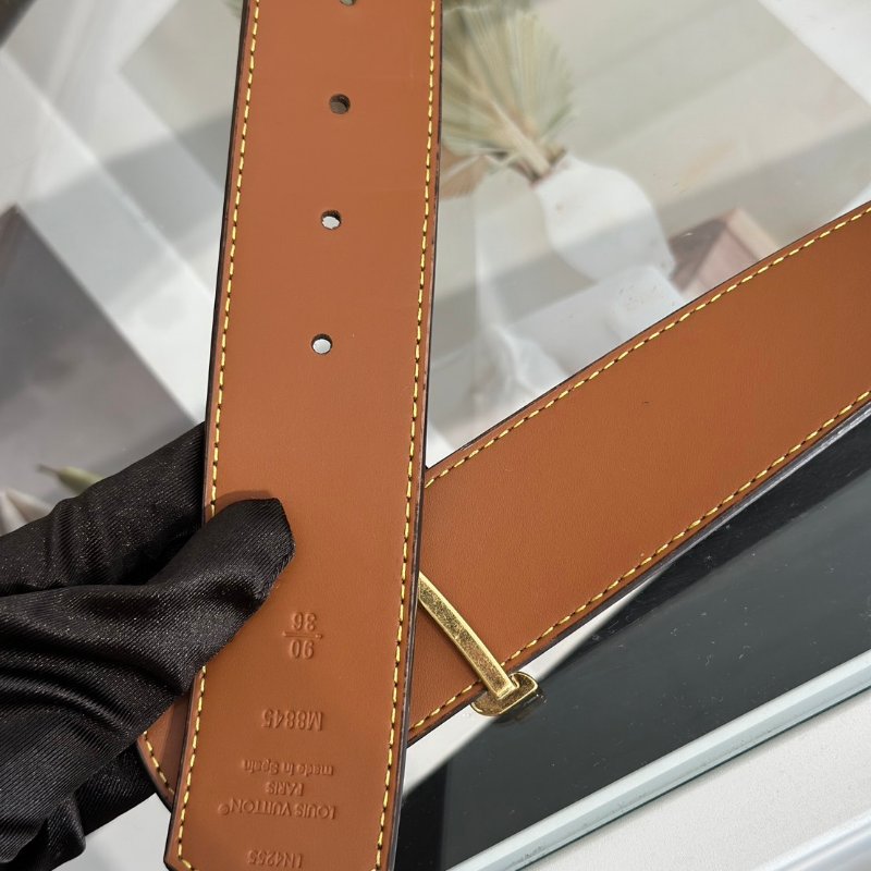 LOUIS VUITTTON Dimension雙面腰帶 90-8