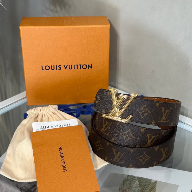 LOUIS VUITTTON Dimension雙面腰帶 90-9