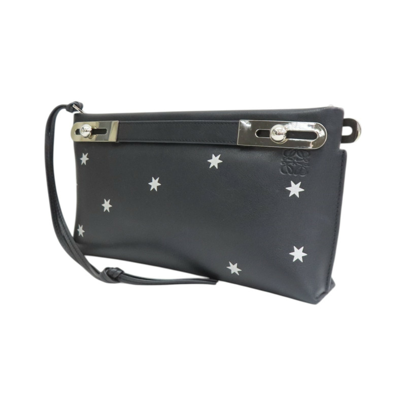 黑色 牛皮 Small Missy Stars Bag 肩背包 限定款【LOEWE 羅威】-2
