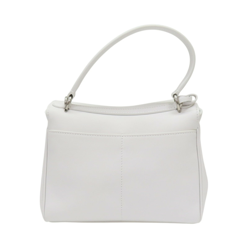 白色 牛皮 Rodeo MINI 肩背包 795456【Balenciaga 巴黎世家】 795456-1