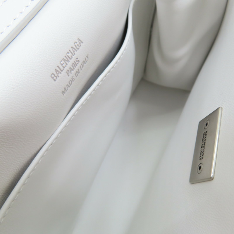 白色 牛皮 Rodeo MINI 肩背包 795456【Balenciaga 巴黎世家】 795456-5