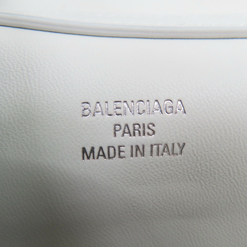 白色 牛皮 Rodeo MINI 肩背包 795456【Balenciaga 巴黎世家】 795456-8