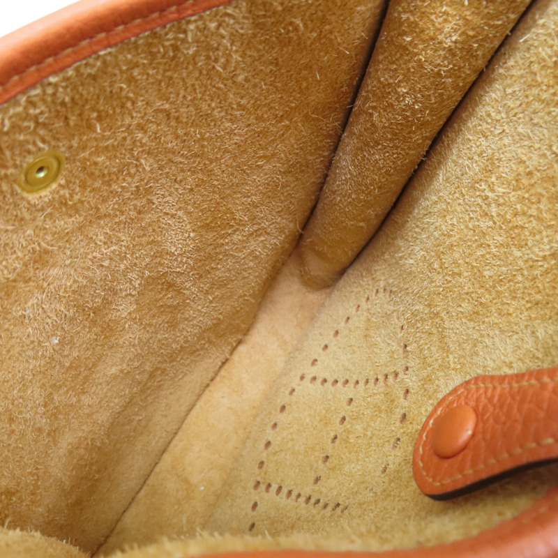 罌粟橙 Togo牛皮 Mini evelyne 肩背包 B刻 H069426CC【HERMES 愛馬仕】 H069426CC-4