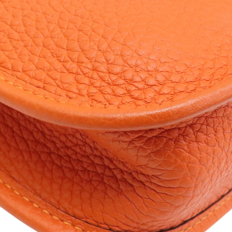 罌粟橙 Togo牛皮 Mini evelyne 肩背包 B刻 H069426CC【HERMES 愛馬仕】 H069426CC-11