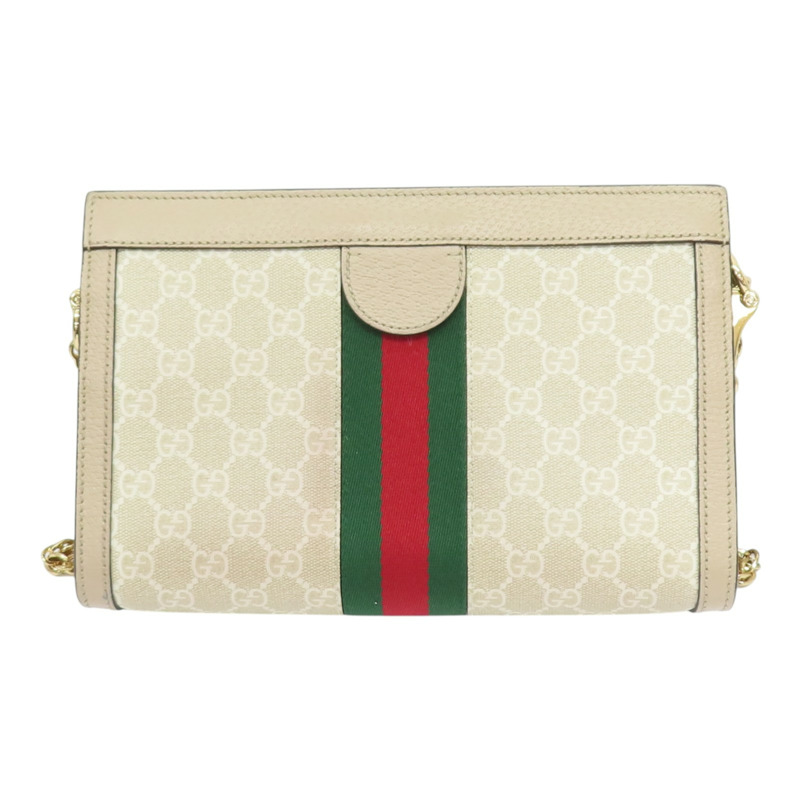 米白色 帆布 Ophidia GG 小號 肩背包 503877【GUCCI 古馳】 503877-1