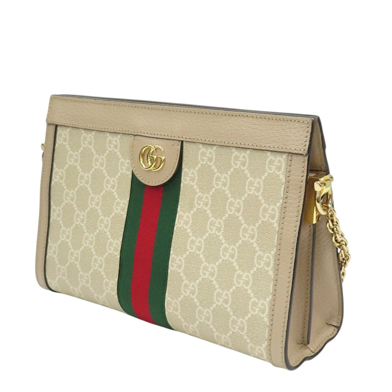 米白色 帆布 Ophidia GG 小號 肩背包 503877【GUCCI 古馳】 503877-2