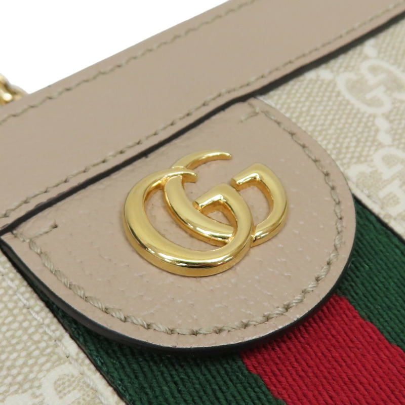 米白色 帆布 Ophidia GG 小號 肩背包 503877【GUCCI 古馳】 503877-8