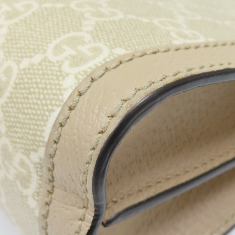 米白色 帆布 Ophidia GG 小號 肩背包 503877【GUCCI 古馳】 503877-10