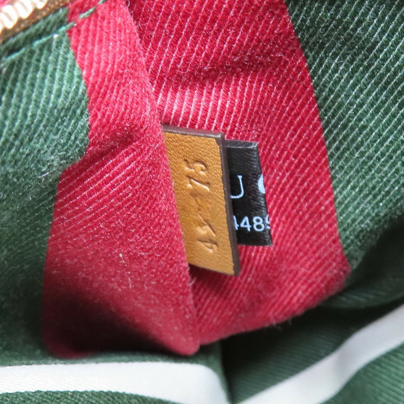 棕色 帆布 GG Emblem bucket bag 肩背包 815103【GUCCI 古馳】 815103-8