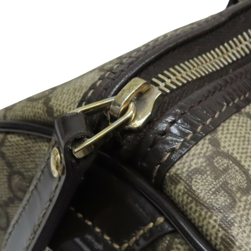 棕色 帆布 GG Supreme 波士頓包 手提包 193603【GUCCI 古馳】 193603-15