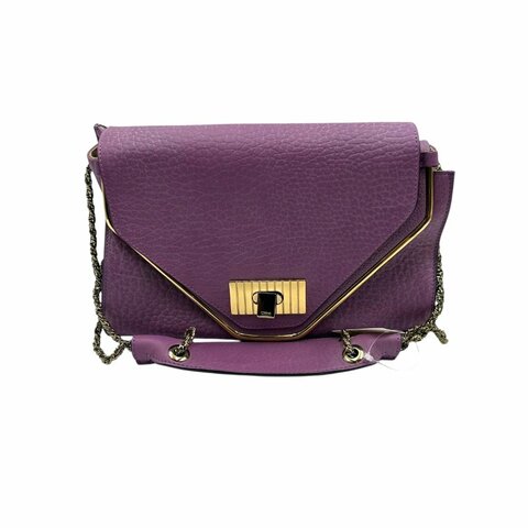 【美收精品】Chloe 紫色手提包 C-296【隔月月中將轉賣至日本 上架期限30天】