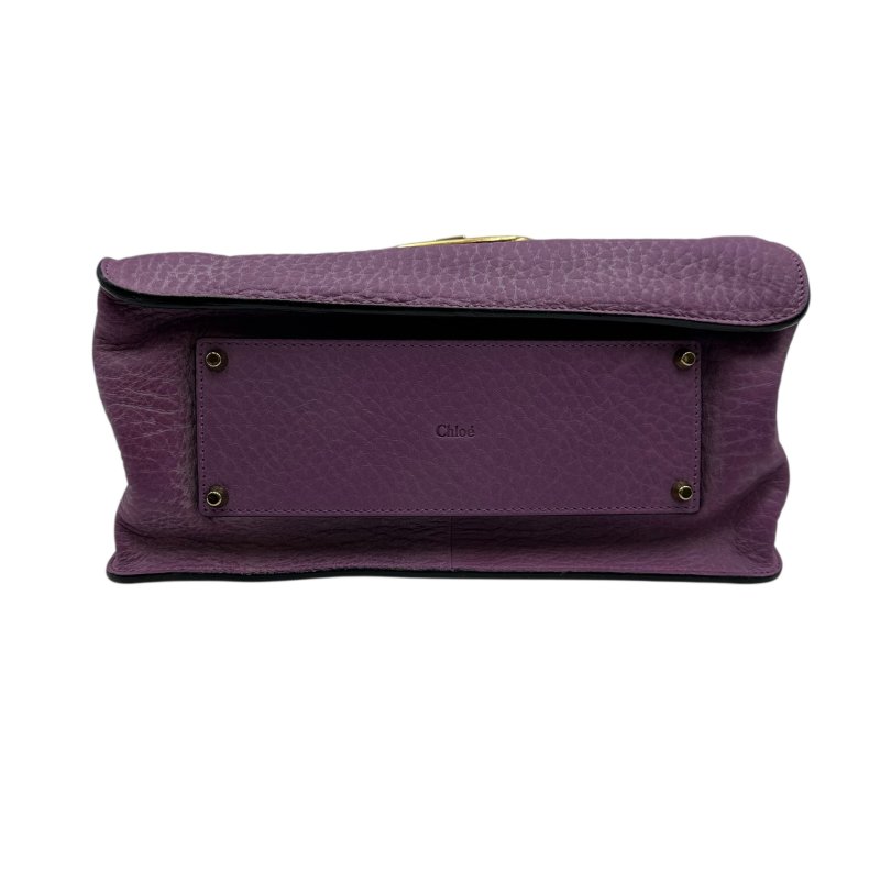 【美收精品】Chloe 紫色手提包 C-296【隔月月中將轉賣至日本 上架期限30天】-4